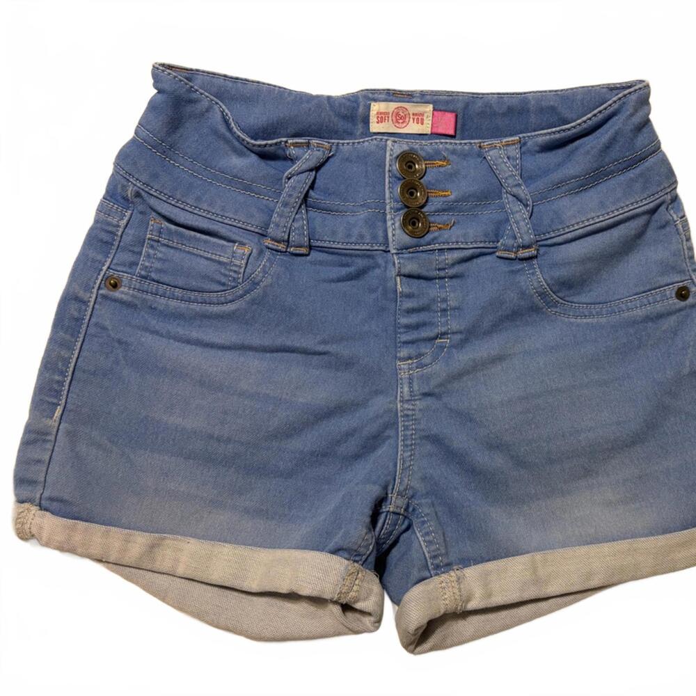 SO Blue Denim Kids Shorts
